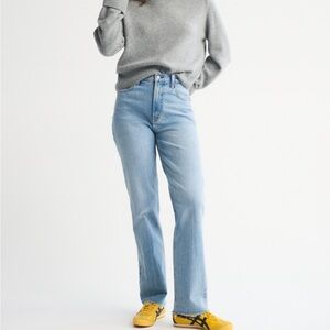 Abercrombie & Fitch Light Blue Straight Leg Jeans